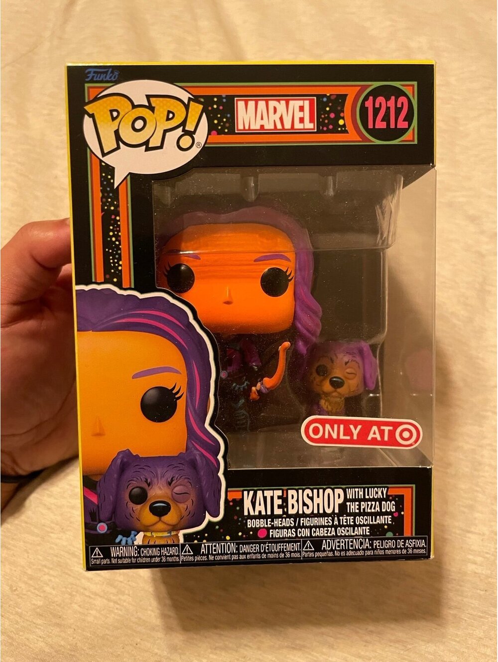 Kate Bishop Funko Pop black Light 1212